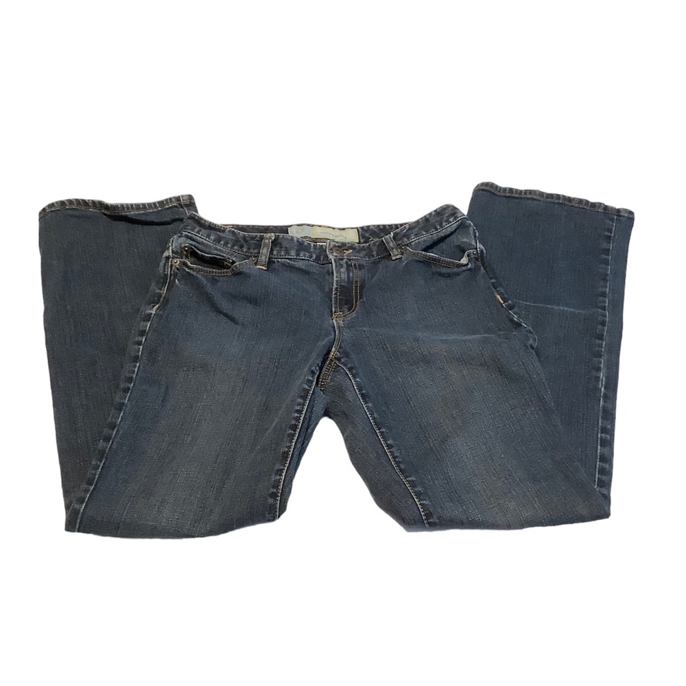 Ann Taylor loft, curvy boot blue jeans, size 8